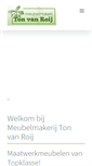 Mobile Screenshot of meubelmakerijtonvanroij.nl