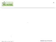 Tablet Screenshot of meubelmakerijtonvanroij.nl